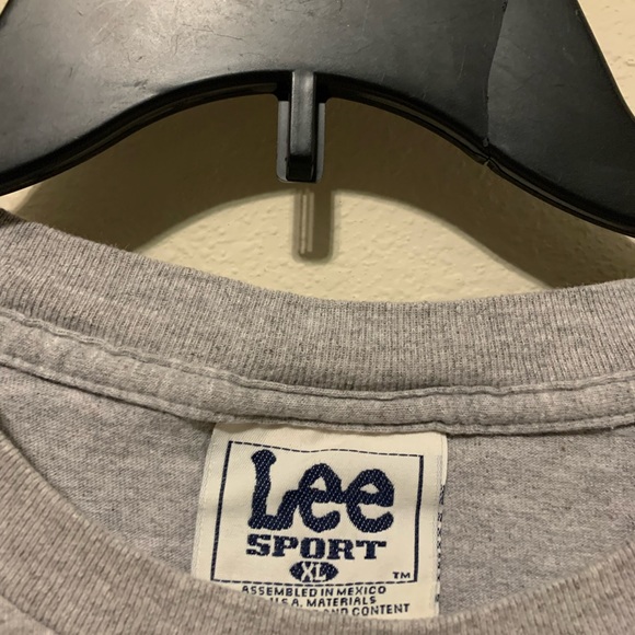 Vintage San Antonio Spurs T Shirt 90s Vintage Lee Gray Shirt Size XL - Picture 4 of 6